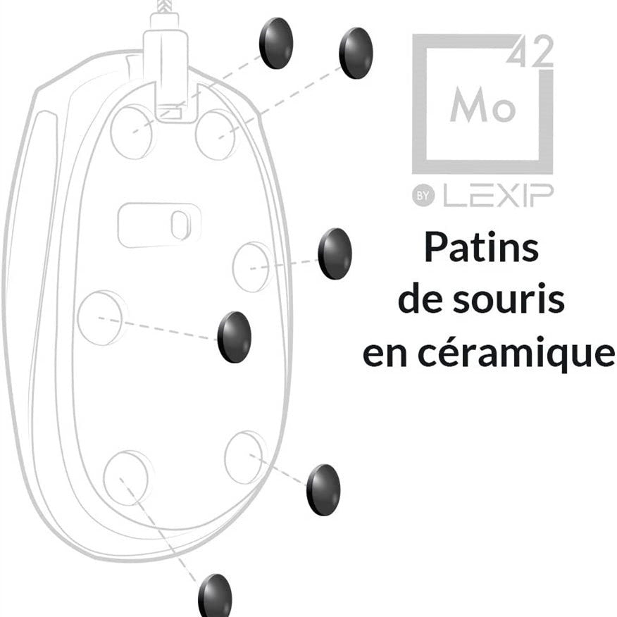 Molybdenum Ceramic Foot Pad Mouse Foot Pad Mouse