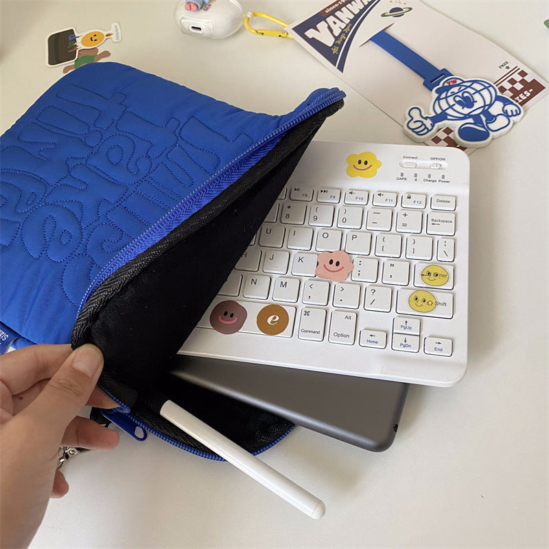 Embroidered Laptop Tablet Liner Storage Bag